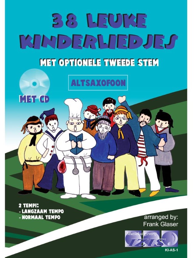 38 leuke kinderliedjes - altsaxofoon