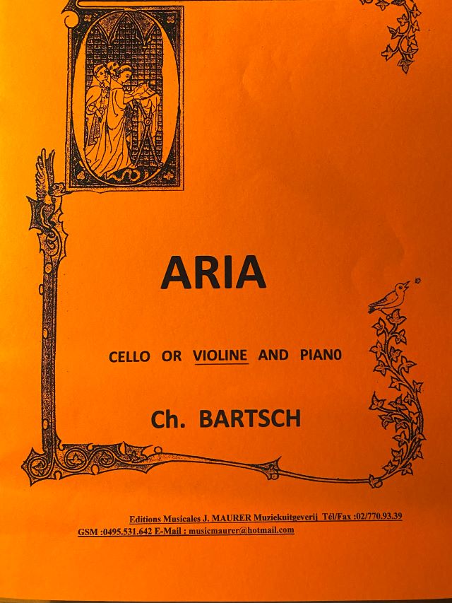Aria for Violin and Piano - Charles Brartsch