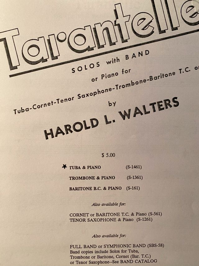 Tarantelle  - Harold L. Walters