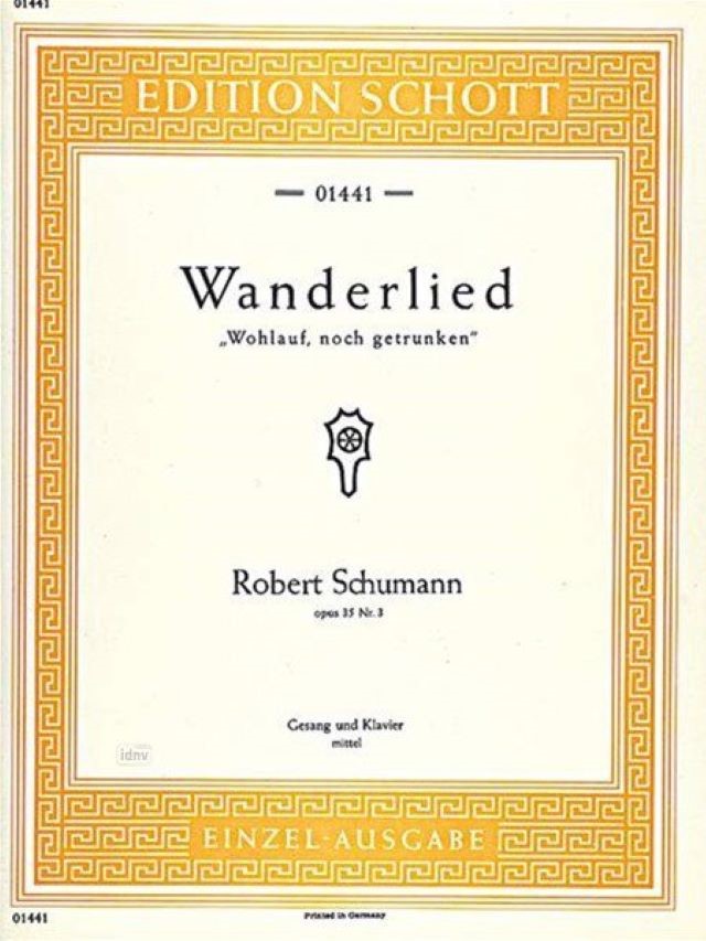 Wanderlied " Wohlauf noch getrunken" Op. 35/3 - Robert Schumann