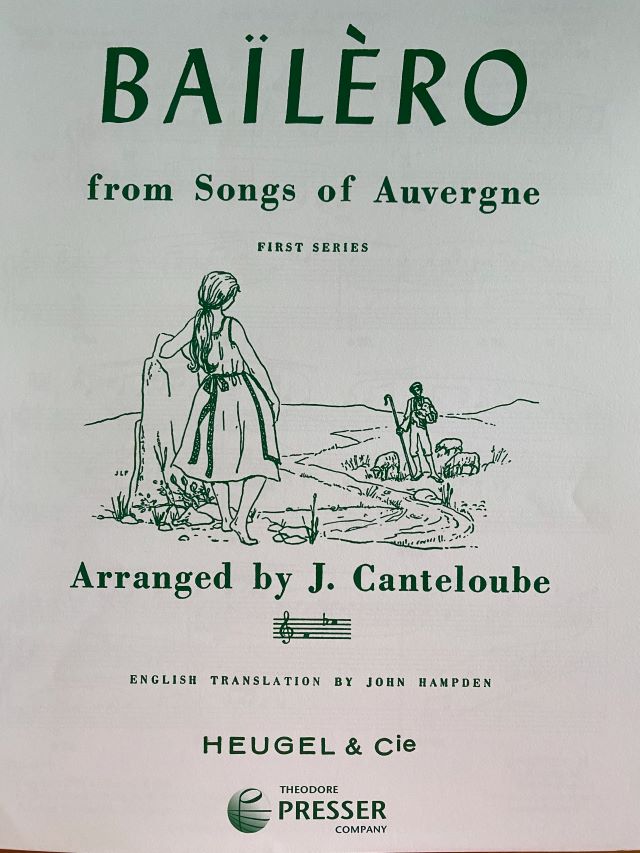 Baïlèro - Joseph Canteloube
