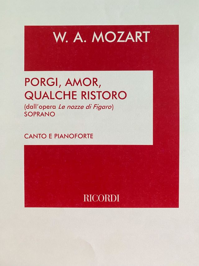 Porgi, Amor, Qualche Ristoro from Le Nozze di Figaro KV 492 - W.A. Mozart