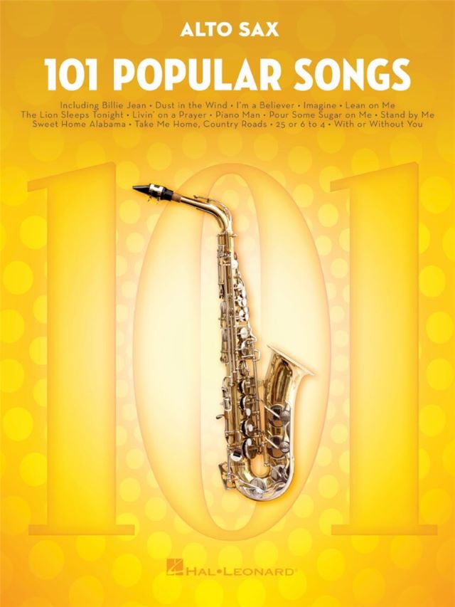 101 Popular Songs - altsaxofoon