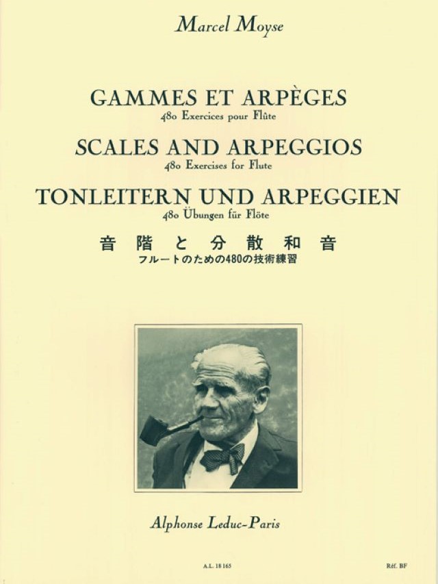 Gammes et Arpeges - 480 exercices pour flûte - Marcel Moyse