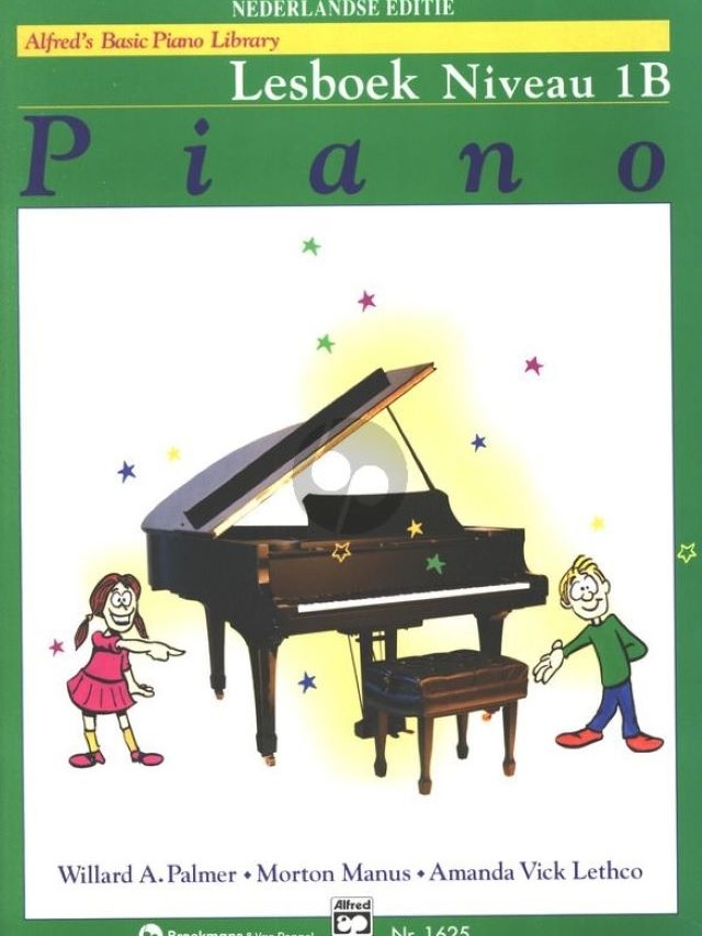 Alfred's Basic Piano Library Lesboek Niveau 1B