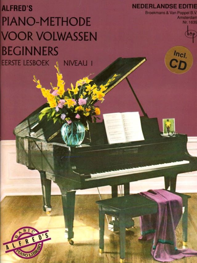 Alfred's Pianomethode Volwassen Beginners Niveau 1 met CD