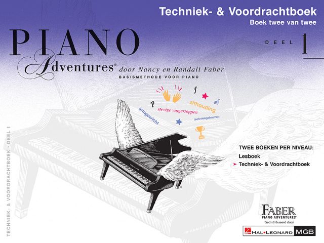 Piano Adventures: Techniek & Voordrachtboek Deel 1 - Nancy Faber Randall Faber