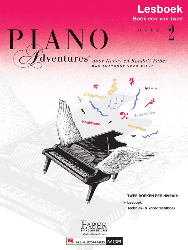 Piano Adventures: Lesboek Deel 2 + CD - Nancy Faber Randall Faber