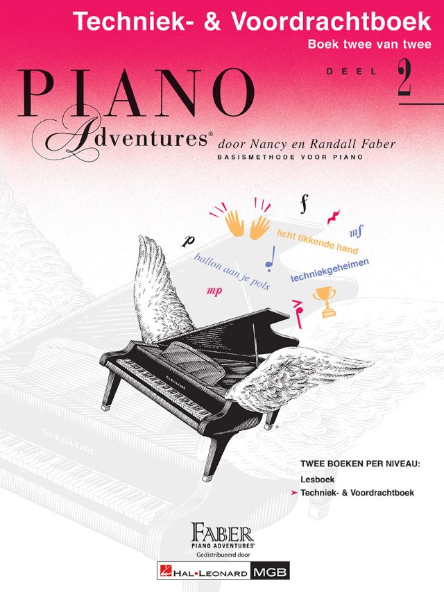 Piano Adventures Techniek- & Voordrachtboek Deel 2 - Nancy Faber Randall Faber