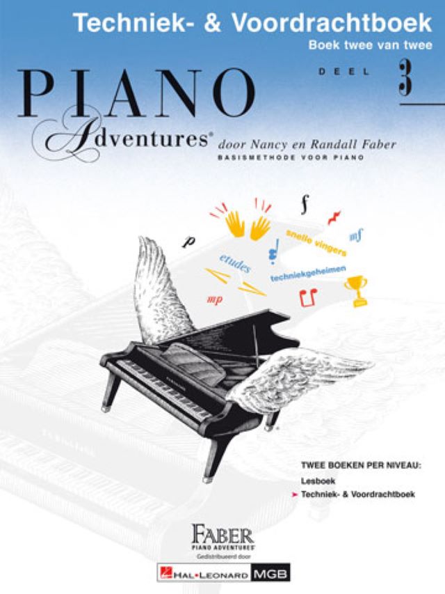 Piano Adventures Techniek- & Voordrachtboek Deel 3 - Nancy Faber Randall Faber