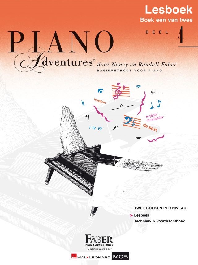 Piano Adventures: Lesboek Deel 4 - Nancy Faber Randall Faber