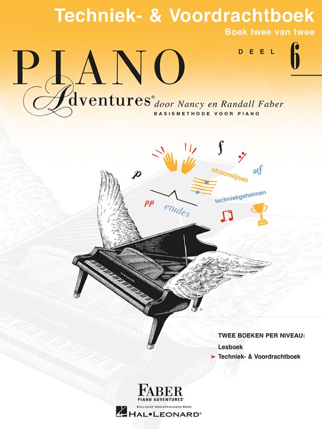 Piano Adventures Techniek- & Voordrachtboek Deel 6 - Nancy Faber Randall Faber
