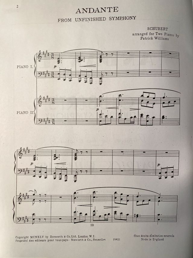 Adante - Schubert - Patrick Williams