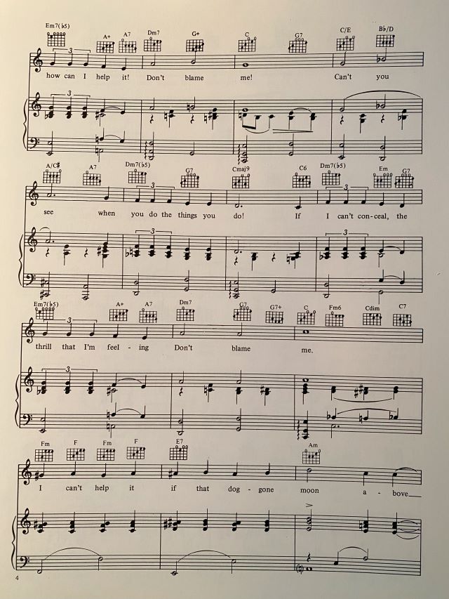Don't Blame Me - Jimmy McHugh - Dorothy Fields