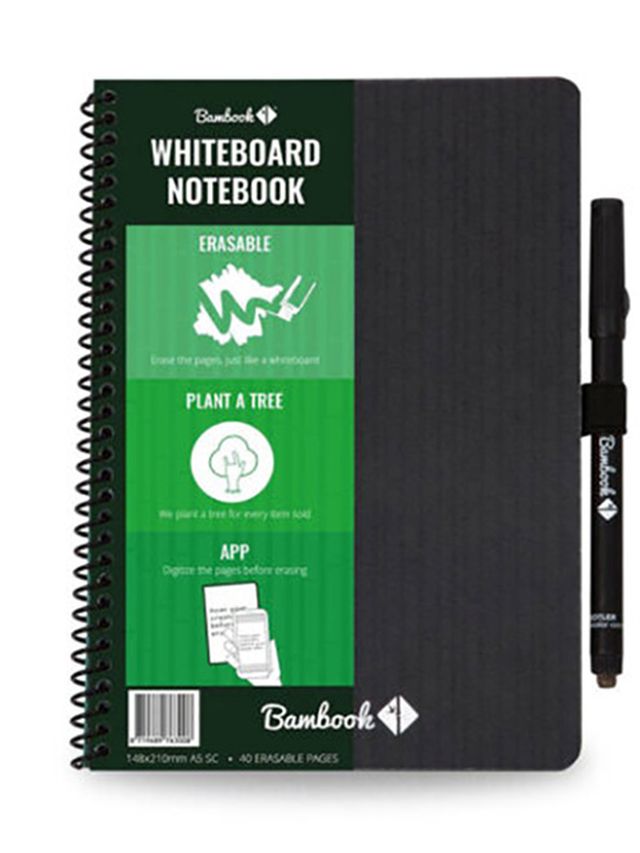 Bambook Softcover zwart A4 notenbalk